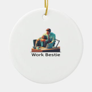 Work Best Classic Ceramic Ornament