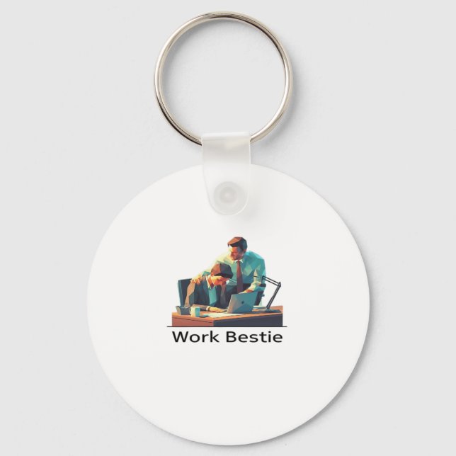 Work Best Classic Key Ring (Front)