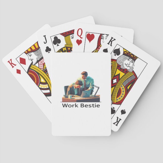 Work Best Classic Playing Cards (Back)
