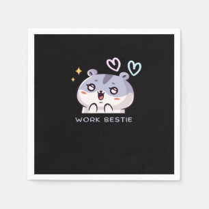 Work Bestie Classic - Chill Quote Napkin