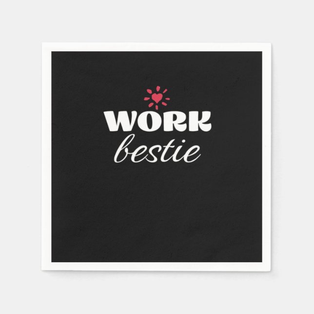 Work Bestie Classic Napkin (Front)