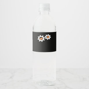 Work Bestie World's Best Work Bestie Coworker Funn Water Bottle Label