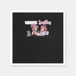 Work Besties In It Together Classic Napkin
