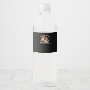 Work Besties Workplace Drama Classic Water Bottle Label