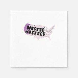 Work Buddies Westie Bestie Napkin