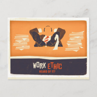 Work Ethic Postcard