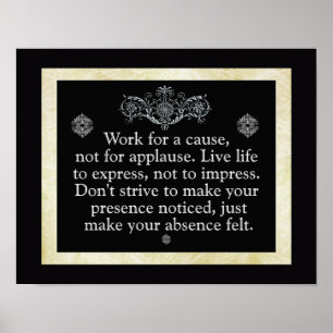 Work For A Cause --- Art Print