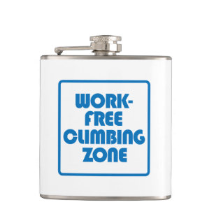 Work Free Climbing Zone Hip Flask
