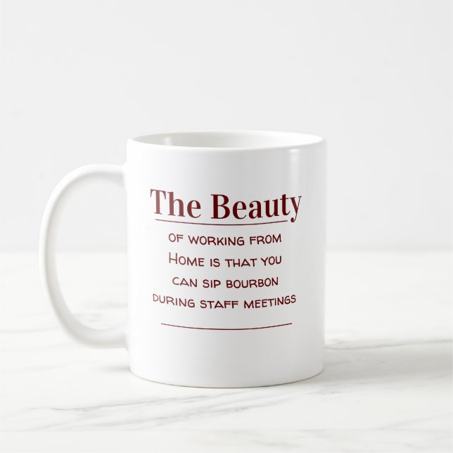 Work From Home - A MisterP Mug (Left)
