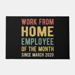 Work From Home Employee of The Month I Doormat