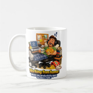 Work From Home Humor Coffee Mug