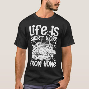 Work From Home Office Job Ideas Business Online De T-Shirt