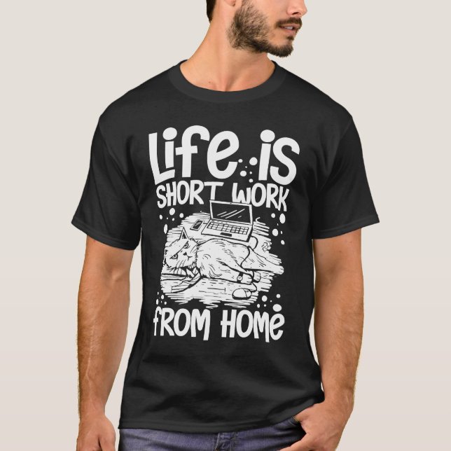 Work From Home Office Job Ideas Business Online De T-Shirt (Front)