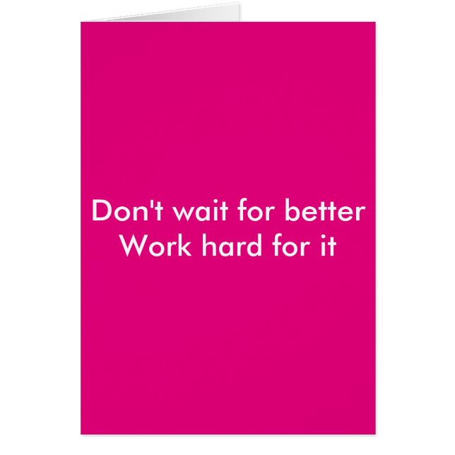 Work Hard (Front)