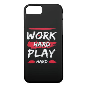Work Hard And Play Hard Premium iPhone 8/7 Case