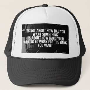 WORK HARD - Bodybuilding Workout Motivational Trucker Hat