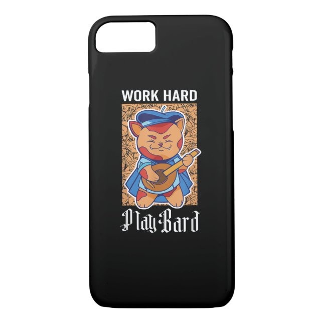 Work Hard Play Bard  Case-Mate iPhone Case (Back)