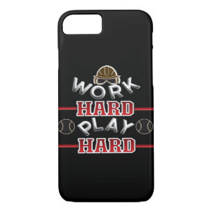 Work Hard Play Hard Classic iPhone 8/7 Case