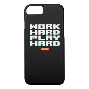 Work Hard Play Hard Classic Sloth iPhone 8/7 Case