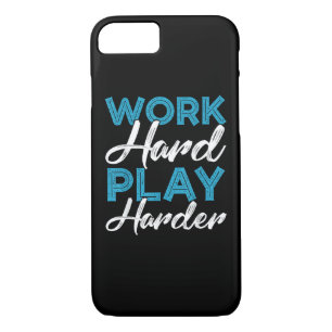 Work Hard Play Hard - Labor Day iPhone 8/7 Case