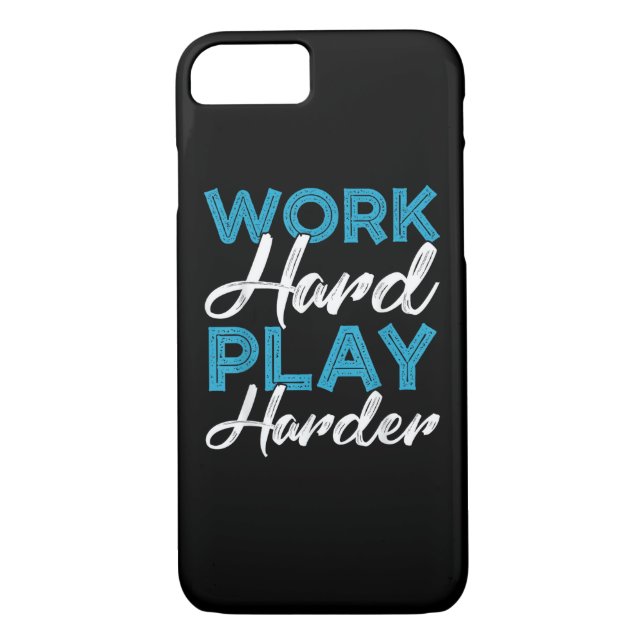 Work Hard Play Hard - Labour Day Case-Mate iPhone Case (Back)