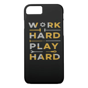 Work Hard Play Hard Tools Edition Essential iPhone 8/7 Case
