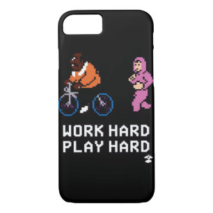 Work Hard Play so Hard - Cloud Nine Classic iPhone 8/7 Case