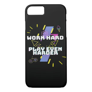Work Hard, Play So Hard Premium iPhone 8/7 Case