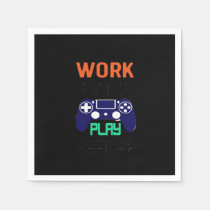 Work Hard, Play So Hard Relaxed Fit Napkin