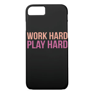 Work Hard Play So Hard Workout - Labor Day iPhone 8/7 Case