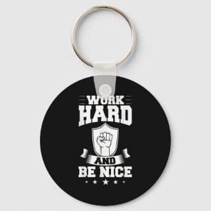 Work Hard Quotes Insration Motivational Saying  Key Ring