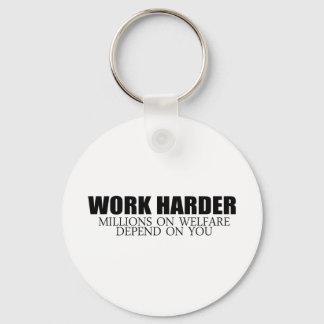 Work Harder because millions on welfare depend on Key Ring