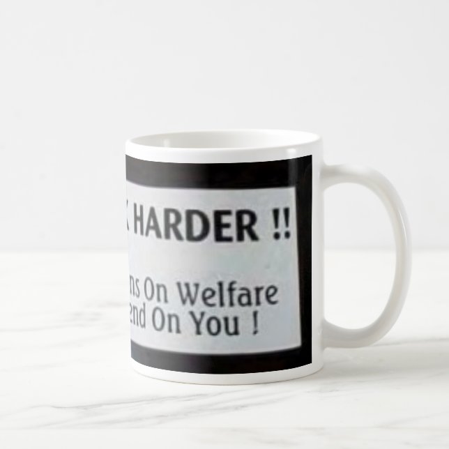 work harder coffee mug (Right)