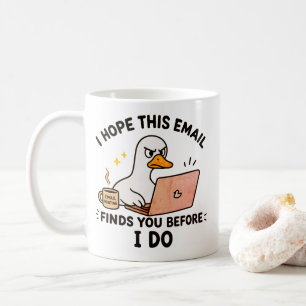 Work Humour Mug With a Duck