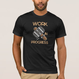 Work in Progress Hammer Tee - Editable Text