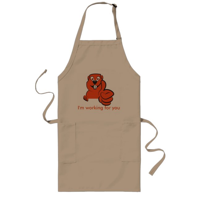 Work in progress long apron (Front)