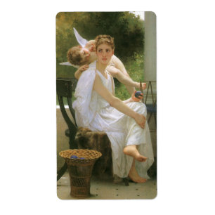 Work Interrupted by Bouguereau, Angel Portrait
