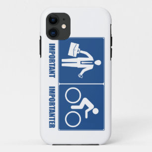 Work Is Important, Cycling Is Importanter iPhone 11 Case