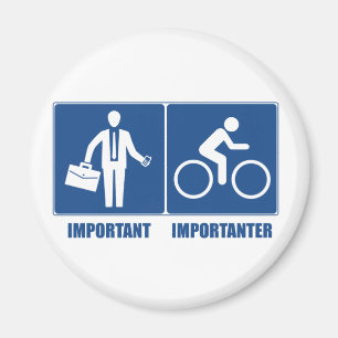 Work Is Important, Cycling Is Importanter Magnet