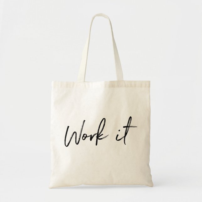 Work It Gym Tote (Front)