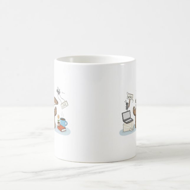 Work-Life Balance | Anteater Coffee Mug (Center)