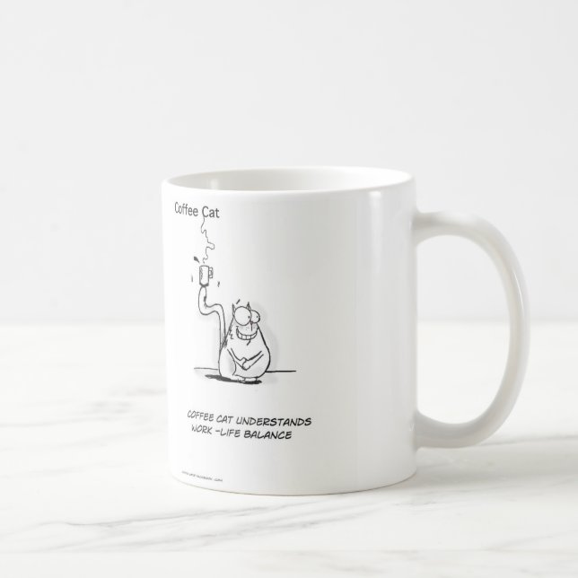 work - life balance coffee mug (Right)