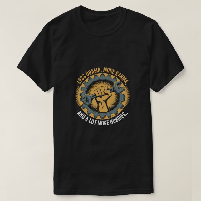 Work-Life Balance Tee - Karma & Hobbies (Design Front)