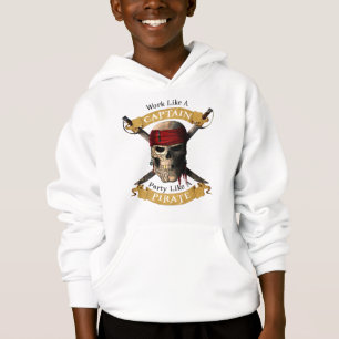 Work Like A Captain Party Like A Pirate Skull Joll