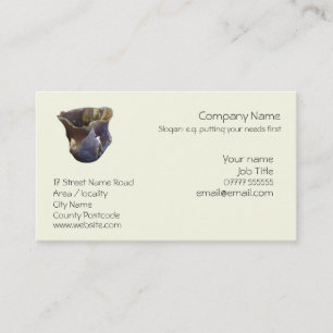 Work of a Potter - metallic glaze pot Business Card