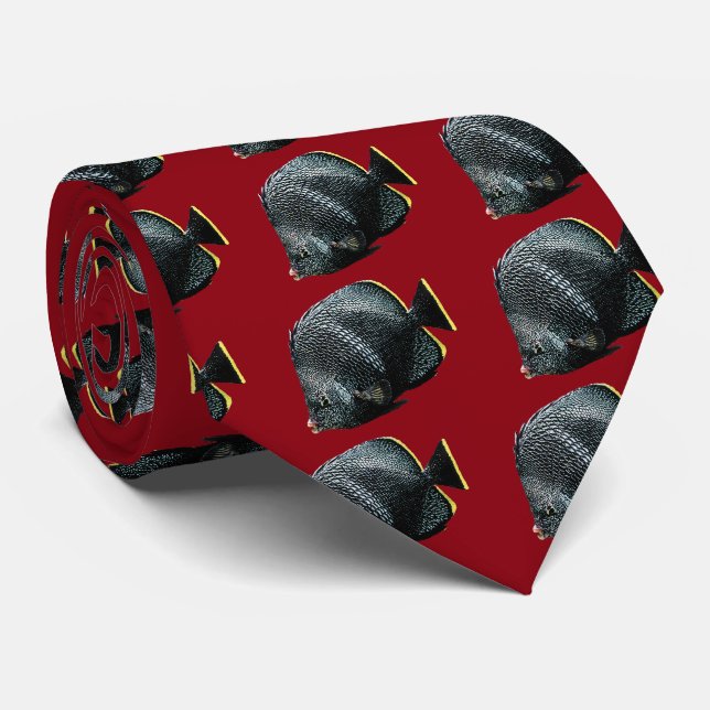 Work of art butterflyfish , Chaetodon daedalma Tie (Rolled)