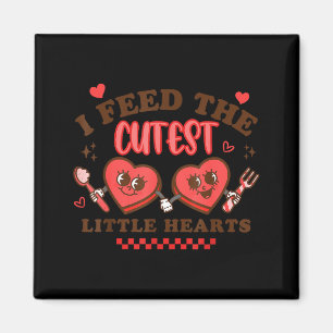 Work Of Heart School Lunch Lady Cafeteria Worker V Magnet