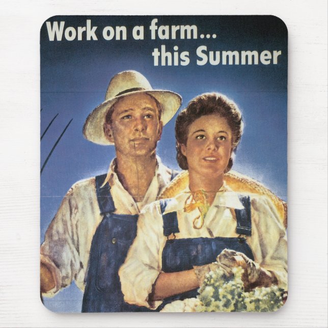 Work on a Farm...This Summer Mouse Pad (Front)