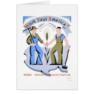Work Pays America 1939 WPA