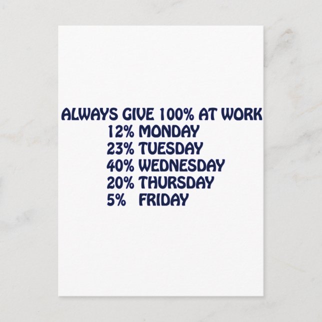 WORK POSTCARD (Front)